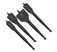 SabreCut 4pcs SCRIWK1 16mm 20mm 25mm 40mm x 152mm Flat Wood Spade Bits