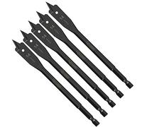 SabreCut 5pcs SCRIW14_5 14mm x 152mm Hardwood Softwood Flat Wood Spade Bits