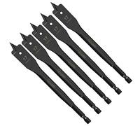 SabreCut 5pcs SCRIW17_5 17mm x 152mm Hardwood Softwood Flat Wood Spade Bits