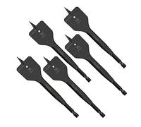 SabreCut 5pcs SCRIW35_5 35mm x 152mm Hardwood Softwood Flat Wood Spade Bits