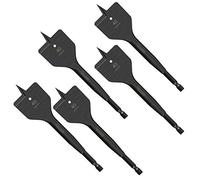 SabreCut 5pcs SCRIW40_5 40mm x 152mm Hardwood Softwood Flat Wood Spade Bits