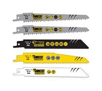 SabreCut 5pcs SCRSK5A Mixed Wood & Metal Reciprocating Saw Blades