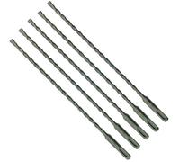 SabreCut 5pcs SDSA6_5 6mm x 160mm PGM Approved SDS+ Drill Bits | PGM approved carbide tip and reinforced chrome vanadium core drill stone, concrete and brick with long service life
