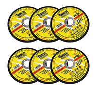 SabreCut 6pcs SCACD125A 125mm 22.23mm Bore Abrasive INOX Cutting Discs