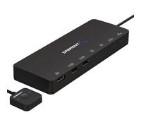 Sabrent 2 Port USB C + A KVM Switch 4K 60w HDMI Compact UHD Desktop Dual Control