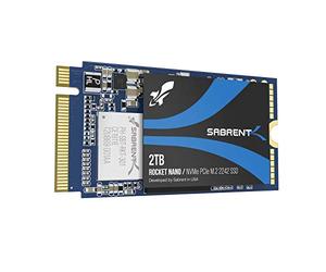 SABRENT 2242 M.2 NVMe SSD 2TB, SSD 2500MB/s Read, 42mm PCIe 3.0 X4, Internal Solid State Drive, High Performance Compatible with All PCs, NUCs, and Laptops (SB-1342-2TB)