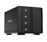 SABRENT 4 bay hard drive docking station, SSD HDD 2.5 3.5 inch SATA case dock, external SSD enclosure, offline cloning, ON/OFF switches, tool-free, USB cables type A & C included (DS-SC4B)