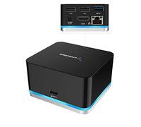 SABRENT 5 Port USB Type C Mini Continuum Docking Station, Supports Up To 3840x2160 at 30HZ (DS-CMND)