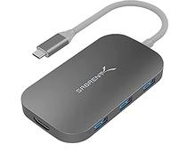 Sabrent 8-in-1 USB Type-C Hub with HDMI(4K) Output, 3 USB 3.0 Ports, 1 USB 2.0 Port, SD/MicroSD Multi-Card Reader [4K and Power Delivery Support] (DS-UHCR)