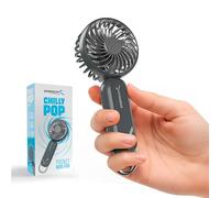 SABRENT ChillyPop Portable Handheld Mini Fan, USB-C Rechargeable, 3 Speed