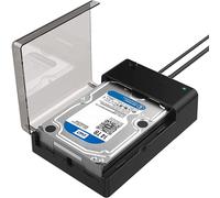 SABRENT Hard Drive Docking Station SSD Enclosure | SSD HDD 2.5 3.5 Inch SATA to USB Adapter, External Hard Drive Reader, Hard Drive Enclosure, Tool-Free (EC-DFLT)