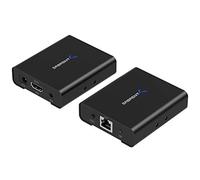 SABRENT HDMI Extender Over CAT6 50 Meters IR Blaster and Receiver and Cables included (DA-HDEX)