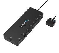 SABRENT KVM Switch - 2 Port USB-C Inputs, 60W PD 3.0, Dual HDMI, Thunderbolt Compatible, Control Two PCs with One Monitor