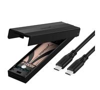 Sabrent EC-SNVE USB3.2 Type-C Enclosure, M.2 PCIe NVMe/SATA SSD, Tool Free, 10Gb