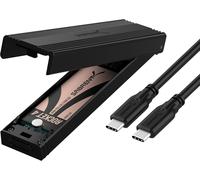 SABRENT M.2 NVMe Enclosure, Tool Free NVMe and SATA, 10Gbps External SSD Enclos
