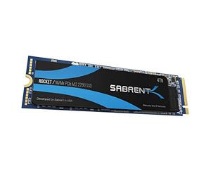 SABRENT M.2 NVMe SSD 4TB Internal Solid State 3450MB/s Read, PCIe 3.0 X4 2280, M2 Hard Drive High Performance Compatible with PCs, NUCs Laptops, and Desktops (SB-ROCKET-4TB)
