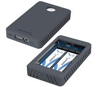 SABRENT M.2 Thunderbolt 3 NVMe SSD Enclosure, USB C to SSD Dual bay, External M2 PCIe Docking Station with Power Adapter, for 2242 2260 2280, TB3 Cable Included (EC-T3DN)