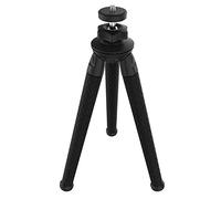 SABRENT Mobile Phone Tripod, Flexible Camera Tripod Compatible with Action Cameras, Smartphones, Built-in Ball Head, GoPro Adapter, and Phone Holder, TP-FLTP