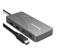 SABRENT OMNIPORT 7S 7 in 1 USB-C Hub | SD/microSD card reader, 3 USB-A and USB-C 10 Gbps ports, HDMI 4K 60Hz, PD 100W, USB-C docking station (HB-TG7S)