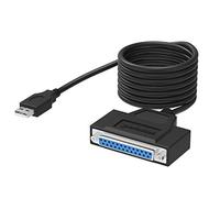SABRENT Printer Cable, USB to Parallel Adapter (1.8M), IEEE 1284 Printer Cable Adapter, hexnut Connectors, Compatible with most printers (CB-1284)