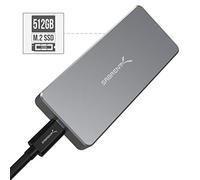 Sabrent Rocket Pro 512GB NVMe USB 3.1 External Aluminum SSD [Up To 1000 MB/s] (SB-512-NVME)