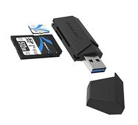 SABRENT SD, Micro SD Card Reader, USB SD Card Adapter, USB 3.2 Gen 1 to SD Memory Card Reader OTG, Support MacBook, PC, laptops, etc. (CR-UMSS)
