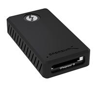 SABRENT Card Reader Thunderbolt 3 CF Express Type B Card Reader, Super Fast 40Gbps CFexpress Reader, USB Type C 3.2 Memory Card Adapter, Aluminum with Rugged Case (CR-T3CF)