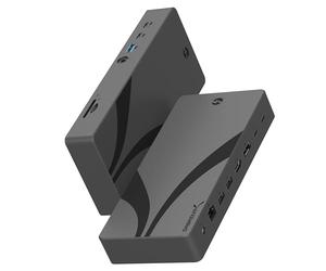 SABRENT Thunderbolt 4 Dock (14 in 1) 40Gbps Thunderbolt Dock, 60W via TB4 Host PD Charging, Laptop Docking Station Supports Dual Displays 8K@60Hz/4K@144Hz, GbE, Audio & SD/TF Card Reader (DS-T4MF)