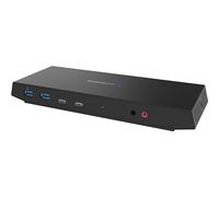 SABRENT USB-C Docking Station with Ethernet, DisplayLink Dual 4K, Power Delivery, HDMI + DisplayPort, 6 USB Ports, Audio, Universal Laptop Dock (DS-WSPD)