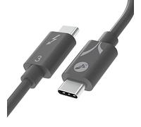 SABRENT usb c Thunderbolt 3 cable 100W (Intel certified) 40Gbps, USB-C tb3 for a super fast transfer and charging, Docking station, Laptops, MacBooks, Galaxy S22 S21 S20, and more, 20cm (CB-T320-GRY)