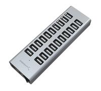 SABRENT USB Charging Stations with 20 Ports, 90W USB Charger Hub with Type B Cable, Multi-Port Wall Charger Compatible with iPhone, iPod, iPad, Galaxy, Tablets (AX-P20C)