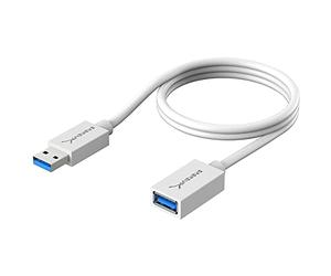 SABRENT USB Extension Cable 90cm, USB A 3.0 Male to Female, Data Sync USB Extender Cord 5Gbps High Speed for Charging Cable, USB Stick, Printer, PS4/5, USB Hub, External Hard Drive, etc (CB-303W)