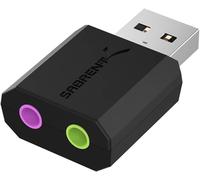 SABRENT USB to 3.5Mm Jack Audio Adapter, External Sound Card, USB Headphone Ada