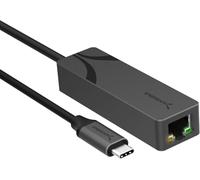SABRENT USB Type-C to 5G Ethernet LAN Adapter - Aluminum Body, 5Gbps Multi-Gig LAN Speeds, Backward Compatible with 1GbE/2.5GbE, Bus-Powered, Durable, Plug-and-Play for USB-C Devices (NT-C5GA)