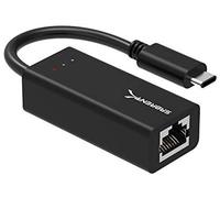 SABRENT USB Type-C to Gigabit Ethernet Adapter 10/100/1000 Mbps for MacBook, Mac Pro, Mini, iMac, XPS, Surface Pro, Notebook Pc and More (NT-UBCG)