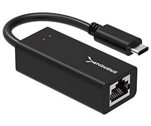 SABRENT USB Type-C to Gigabit Ethernet Adapter 10/100/1000 Mbps for MacBook, Mac Pro, Mini, iMac, XPS, Surface Pro, Notebook Pc and More (NT-UBCG)