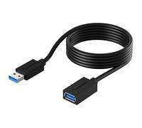 SABRENT USB Verlängerung 3.2x1 Kabel 1.8M, A Stecker auf A Buchse, Verlängerungskabel 5Gbps Superschnelle für USB-Stick, Tastatur, Drucker, Scanner, PS4, PS5, Hub, externe Festplatte (CB-3060)