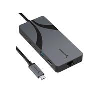 SABRENT USB C Dock (6-in-1) Lightning Fast Ethernet 2.5Gbps, USB 4 Hub 10Gbps Laptop Dock Charger 100W PD 3.0, USB C Hub with HDMI 2.1 Supporting 8K@60Hz/4K@144Hz (DSC enabled) Monitors, (HB-U4HP)