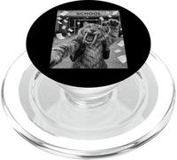 Sabretooth Tiger Last Day Of School Summer Funny Selfie PopSockets PopGrip for MagSafe