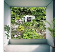 Sabrikas Let Your Creative Spirit Run Free Wall Tapestries, 3D Shower Curtain, Garden Murals