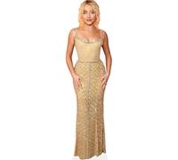 Sabrina Carpenter (Gold Dress) Life Size Cutout
