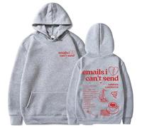 Sabrina Carpenter Hoodies Unisex Trendy Long Sleeve Sweatshirt Printed Oversized Pullover Hoodie For Men Women XS~4XL-Grey||l