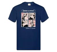 Sabrina Carpenter Short N Sweet T-Shirt Music Fan Merch Tee Navy