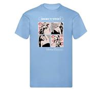 Sabrina Carpenter Short N Sweet T-Shirt Music Fan Merch Tee Sky Blue