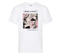 Sabrina Carpenter Short N Sweet T-Shirt Music Fan Merch Tee White