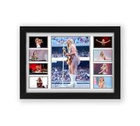 Sabrina Carpenter Signed Poster Print- Limited Edition Autograph Fan Gift - Collectible Memorabilia Merchandise (A4 Framed)