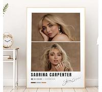 Sabrina Carpenter Themed Wall Art Prints - Wall Art Home Decor Gifts! Sabrina Singer Espresso Fan Art Sabrina Please Please Please Music Wall Art (A4)