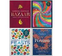 Sabrina Ghayour Collection 4 Books Set (Bazaar, Sirocco, Feasts, Persiana)
