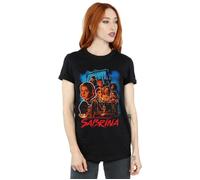 Sabrina Homage Cotton Boyfriend T-Shirt The Chilling Adventures Of Sabrina Black XL