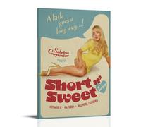 Sabrina Poster Tour Carpenter Vintage Posters for Room Aesthetic Canvas Wall Art Bedroom Decor08x12inch(20x30cm)